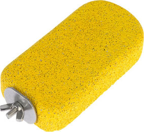 Produktbild von TIAKI Vogelsitzstange aus Bimsstein für Papageien und Wellensittiche L 13,5 x B 7 x H 2,8 cm