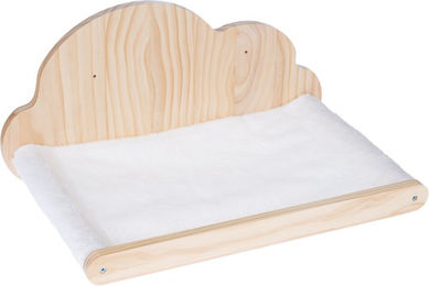 Produktbild von TIAKI Wandliegebett Cloud Hängematte aus Holz in Weiß