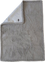 Produktbild von TIAKI Wasserdichte Hundedecke aus Polyester Grau Größe M 101 x 73 cm