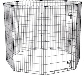 Produktbild von TIAKI Welpenlaufstall aus Metall 8 Paneele 61 x 122 cm - 8 x 61 cm
