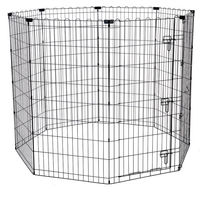 Produktbild von TIAKI Welpenlaufstall aus Metall 8 Paneele 61 x 122 cm - 8 x 61 cm