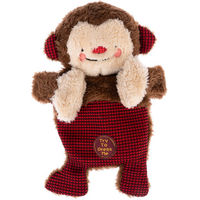 Produktbild von TIAKI Winkie Monkey Hundespielzeug aus Plüsch in Braun 20 x 25 x 7 cm