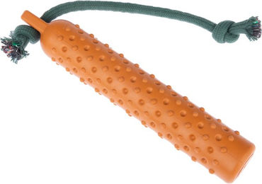 Produktbild von TIAKI Wurfspielzeug aus Naturkautschuk mit Tau für Hunde und Welpen L 27,5 x Ø 4,5 cm