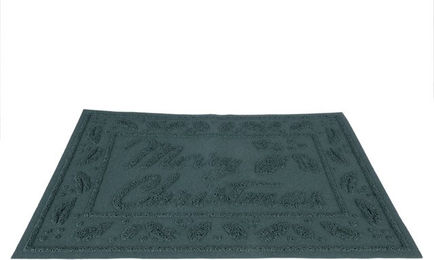 Produktbild von TIAKI Xmas Schmutzfangmatte aus Kunststoff in Grün 40 x 60 cm