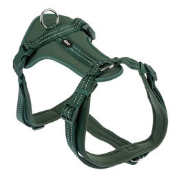 Produktbild von TIAKI Y-Geschirr für Hunde aus Neoprene in Grün Größe L für 52-88 cm Brustumfang