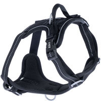 Produktbild von TIAKI Y-Geschirr Perfect Fit für Hunde in Schwarz Größe XS mit 42,5 - 48,3 cm Brustumfang aus Polyester