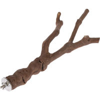 Produktbild von TIAKI Y-Vogelsitzstange Weinrebe aus Naturholz für Vögel und Papageien Größe XL Ø 3,5 x L 40 cm Braun