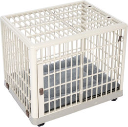 Produktbild von TIAKI Zimmerkäfig mit Kissen für kleine bis mittelgroße Hunde L 64,5 x B 50 x H 56 cm