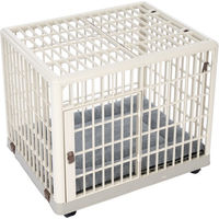 Produktbild von TIAKI Zimmerkäfig mit Kissen für kleine bis mittelgroße Hunde L 64,5 x B 50 x H 56 cm