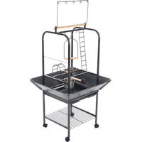 Produktbild von TIAKI Zimmervoliere Freisitz für Papageien aus Metall mit Schaukel L 66,5 x B 63,5 x H 141 cm