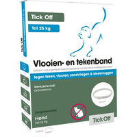 Produktbild von Tick Off Floh- und Zeckenband für kleine bis mittelgroße Hunde 60 cm