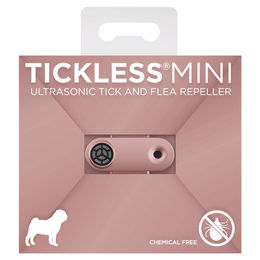 Produktbild von TickLess MINI DOG Ultraschallgerät gegen Zecken und Flöhe für Hunde in Rosegold