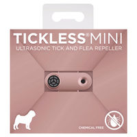 Produktbild von TickLess MINI DOG Ultraschallgerät gegen Zecken und Flöhe für Hunde in Rosegold