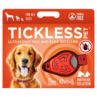 Produktbild von TickLess PET Ultraschallgerät gegen Zecken und Flöhe orange für alle Tiergrößen und Altersstufen