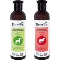 Produktbild von Tierfee Hundeshampoo Extra Sensitiv für Langhaarige Hypoallergen Vegan 1000 ml