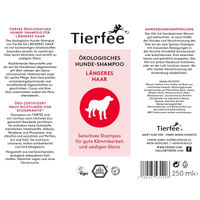 Produktbild von Tierfee Ökologisches Hunde-Shampoo für Langhaar Hunde 250 ml Bio Vegan - 250 ml