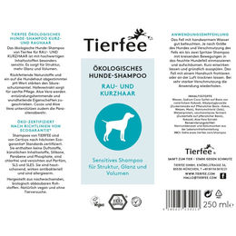 Tierfee Ökologisches Hunde-Shampoo für Rau- und Kurzhaar 250 ml Vegan Öko-Zertifiziert - 250 ml – Bild 1 von 2