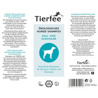 Produktbild von Tierfee Ökologisches Hunde-Shampoo für Rau- und Kurzhaar 250 ml Vegan Öko-Zertifiziert - 250 ml