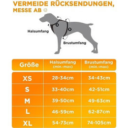 Tierhood Hundegeschirr Y-Geschirr reflektierend gepolstert Rot Größe M – Bild 1 von 4
