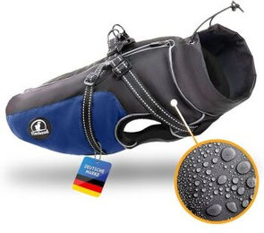 Tierhood Hunderegenmantel wasserabweisend Schwarz XS - 1 Stk. – Bild 1 von 6