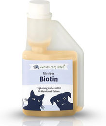 tierisch lang leben Flüssiges Biotin Haut-Fell-Supplement für Hund und Katze 250 ml – Bild 1 von 2