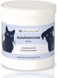tierisch lang leben Rotulmenrinde Pulver für Hund und Katze zur Unterstützung der Magen-Darm-Gesundheit 1000g – Bild 1 von 1