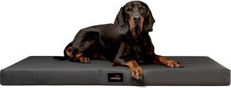Tierlando ALICE EASY CLEAN Orthopädische Hundematratze aus Kunstleder Schwarz/Graphit 80 cm – Bild 1 von 3