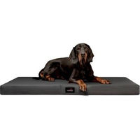 Produktbild von Tierlando ALICE EASY CLEAN Orthopädische Hundematratze aus Kunstleder Schwarz/Graphit 80 cm