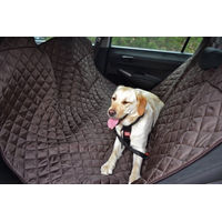 Produktbild von tierlando Autoschondecke MAX Hundedecke aus Polyester wasserabweisend Braun Größe S