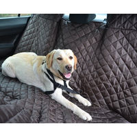 Produktbild von tierlando Autoschondecke MAX Hundedecke Schutzdecke Braun Größe S 180 cm
