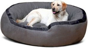 Tierlando LANA Hundebett Velours Grau XL 1,2 m x 1,05 m x 30 cm – Bild 1 von 3