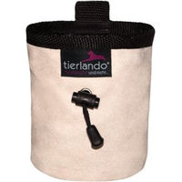 Produktbild von Tierlando LIO VELOURS Doppellagiger Leckerlibeutel aus Velours in Beige