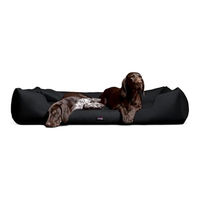 Produktbild von tierlando Moritz Komfort Hundebett aus robustem Polyester Schwarz XXXL