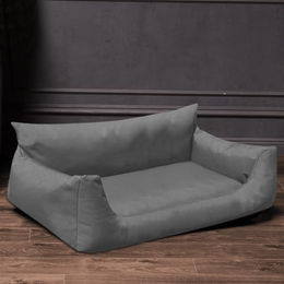 tierlando NEMO Hundebett für kleine und mittelgroße Hunde aus Oxford 600D in Grau Größe S – Bild 1 von 4