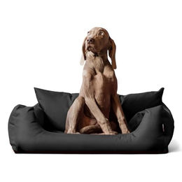 tierlando NEMO Hundebett für kleine und mittelgroße Hunde aus robustem Oxford 600D mit herausnehmbarer Matratze und waschbarem Bezug Größe S 65x50cm Grau – Bild 1 von 7