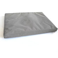 Produktbild von tierlando Nestor Orthopädisches Hundebett mit Visco-Matratze aus robustem Oxford 2000D Duo in Schwarz 110x90cm