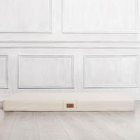 Produktbild von tierlando Orthopädische Hundematratze Basic aus Polyester in Beige für große Hunde 80x60cm