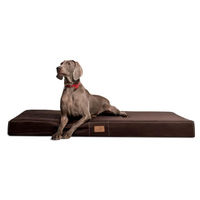Produktbild von tierlando Orthopädische Hundematratze Hugo Basic für große Hunde aus Polyester in Braun 120x90cm - 120 cm