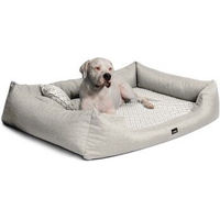Produktbild von Tierlando Orthopädisches Hundebett ELLEN aus Polyester mit Rauten-Muster L-XXXL Creme