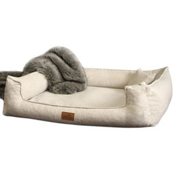 tierlando Orthopädisches Hundebett Goofy Couture mit Memory Foam und Matratzenschoner Creme 160x110cm – Bild 1 von 11