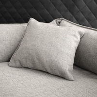 Produktbild von tierlando Orthopädisches Hundebett Goofy Couture mit Memory Foam und Matratzenschoner Grau 90x75cm