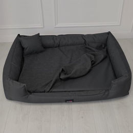 tierlando Orthopädisches Hundebett Goofy für große Hunde XL mit waschbarem Polyester-Bezug in Beige – Bild 1 von 4