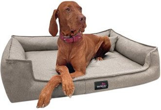 Tierlando Orthopädisches Hundebett GUSTAV SCANDI CHIC XL Grau für große Hunde zur Gelenkschonung – Bild 1 von 2