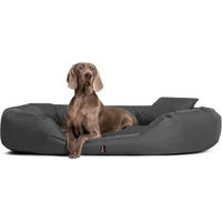 Produktbild von Tierlando Orthopädisches Hundebett SAMMY aus Polyester in Schwarz/Graphit 2,2 m x 1,2 m x 35 cm