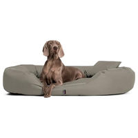 Produktbild von tierlando Orthopädisches Hundebett Sammy XXL mit viscoelastischer Matratze aus Polyester in Dunkelbeige