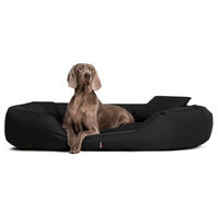 Produktbild von tierlando Orthopädisches Hundebett Sammy XXL mit viscoelastischer Matratze aus Polyester Schwarz 170x110cm