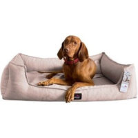 Produktbild von Tierlando Orthopädisches Hundebett SCARLETT mit Memory Foam und Matratzenschoner in Beige