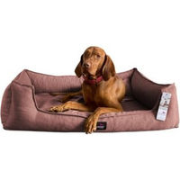 Produktbild von Tierlando Orthopädisches Hundebett SCARLETT mit Memory Foam und Matratzenschoner in Rosa