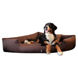 tierlando Orthopädisches Hundebett Trivia aus Polyester mit Visco-Matratze Braun 80x80cm - 80 cm – Bild 1 von 2