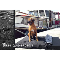 Produktbild von tierlando Quick-Cover Matratzenschoner Alice für Hundematratzen und Hundematten aus High-Tech Stoff wasserabweisend XXL 150 x 100 x 9 cm Braun